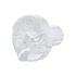 71049 by UNITED PACIFIC - Air Brake Valve Control Knob - Zinc Die-Cast, Eagle Design, Pearl White