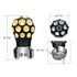 71076 by UNITED PACIFIC - Thread-On Matte Black Phoenix Style Ball Gearshift Knob with Amber LED