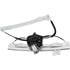 751-421 by DORMAN - Window Motor and Regulator Assembly - Metal; Plastic, Front, Right, Bolt, Automatic (Down)