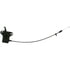 912-552 by DORMAN - Hood Release Cable - Metal, 455 mm. Length, 1.2 mm. Diameter