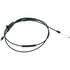 912-567 by DORMAN - Hood Release Cable Assembly - Plastic, 1.2mm, Metal, Hex Button/Cylinder