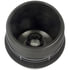 917-492 by DORMAN - Engine Oil Filler Cap - Plastic, Black; Silver, 99.4 mm. Length, 80.5 mm. Dia., Threaded