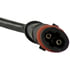 BW1014 by DORMAN - Disc Brake Pad Wear Sensor - Black Female Connector, Oval, Pin Terminal
