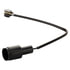 BW1101 by DORMAN - Disc Brake Pad Wear Sensor - Black Female Connector, Oval, Pin Terminal