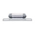 S2007LED-W by UNITED PACIFIC - License Plate Light Assembly - License Plate Light & Bracket, Chrome, with White LED Back Up Light - White LED/Clears Lens