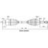 2254N by DIVERSIFIED SHAFT SOLUTIONS (DSS) - CV Axle Shaft