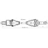 2441H by DIVERSIFIED SHAFT SOLUTIONS (DSS) - CV AX;E SHAFT