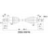 3351N by DIVERSIFIED SHAFT SOLUTIONS (DSS) - CV Axle Shaft