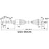 6643N by DIVERSIFIED SHAFT SOLUTIONS (DSS) - CV Axle Shaft