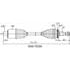 7233N by DIVERSIFIED SHAFT SOLUTIONS (DSS) - CV Axle Shaft