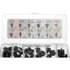 030-739 by DORMAN - Body Fastener Kit - 12 Bin, Clear, Black, White, Green, Orange