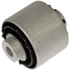 533-666 by DORMAN - Suspension Control Arm Bushing - Front, Lower, Rearward, Aluminum, 80 mm. Length