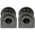 540-772 by DORMAN - Suspension Stabilizer Bar Bushing Kit - Rear, Rubber, 2.08 in. Length