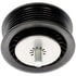 419-091 by DORMAN - Engine Timing Belt Idler Pulley - Plastic; Steel, 76.2 mm. Pulley Dia, 5 Groove, V-Grooved