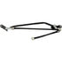602-514 by DORMAN - Wiper Linkage - Mechanical, Steel; Rubber, 26 in. Length, Bolt On