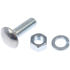 605-006BX by DORMAN - Bumper Bolt With Nuts - 7/16-14 In. x 1-1/2 In.