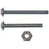 784-604D by DORMAN - Machine Screw With Nuts - 3/16 In.-24 X 1-1/2 In., 1-3/4 In.