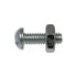 Dorman 799-070 Multi-Purpose Screw Stove Bolt With Nuts - 3/16-24 x 3/4 In.