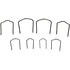 801-500 by DORMAN - Coolant Hose Retaining Clip Assortment
