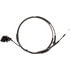 912-556 by DORMAN - Hood Release Cable - Metal, 2235 mm. Length, 1.2 mm. Diameter
