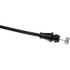 912-567 by DORMAN - Hood Release Cable Assembly - Plastic, 1.2mm, Metal, Hex Button/Cylinder