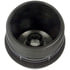 917-492 by DORMAN - Engine Oil Filler Cap - Plastic, Black; Silver, 99.4 mm. Length, 80.5 mm. Dia., Threaded