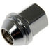 611-934 by DORMAN - Wheel Nut - M14-1.5, Flat Top, 22mm Hex, 36mm Length, Chrome, Steel