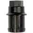 611-948 by DORMAN - M27-2.0 Black Wheel Nut Cover - Threaded Type