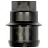 611-949 by DORMAN - M27-2.0 Black Wheel Nut Cover - Threaded Type
