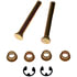 703-270 by DORMAN - Door Hinge Pin And Bushing Kit - 2 Pins, 4 Bushings, 2 Clips
