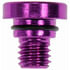 712-X95J5 by DORMAN - Wheel Nut Cap, Purple Aluminum
