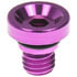 712-X95J5 by DORMAN - Wheel Nut Cap, Purple Aluminum