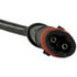 BW1014 by DORMAN - Disc Brake Pad Wear Sensor - Black Female Connector, Oval, Pin Terminal