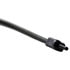 BW1077 by DORMAN - Disc Brake Pad Wear Sensor - Black Female Connector, Oval, Pin Terminal