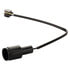BW1101 by DORMAN - Disc Brake Pad Wear Sensor - Black Female Connector, Oval, Pin Terminal