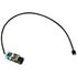 BW1125 by DORMAN - Disc Brake Pad Wear Sensor - Black Female Connector, Oval, Pin Terminal