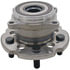 951-105 by DORMAN - Wheel Bearing and Hub Assembly - Rear, Steel, 160 mm. OD, 5 Wheel Stud, with ABS