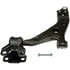 CB85464PR by DORMAN - Suspension Control Arm and Ball Joint Assembly
