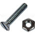 Dorman 350-005BX Nut Hex Nut-Machine Screw-Grade 2- Thread Size; 8-32, Height 7/64 In.