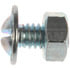 848-002BX by DORMAN - License Plate Fasteners- 1/4-20 x 1/2 In.