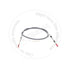Blumaq 3V7096 Transmission Shift Cable Transmission Shift Cable - 84 in. Length, 2 in. Travel