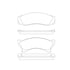 Bendix E10701020 Disc Brake Pad Set Pad Set