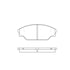 Bendix E10706050 Disc Brake Pad Set Pad Set