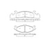 Bendix E10902590 Disc Brake Pad Set Pad Set