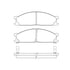 Bendix E10903330 Disc Brake Pad Set Pad Set