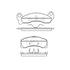 Bendix E10904990 Disc Brake Pad Set Pad Set