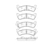 Bendix E10906640 Disc Brake Pad Set Pad Set