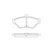 Bendix E10906780 Disc Brake Pad Set Pad Set