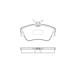 Bendix E10906380 Disc Brake Pad Set Pad Set