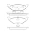 Bendix E10907150 Disc Brake Pad Set Pad Set